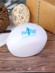 1pc Hình trứng hình bầu dục Loại bỏ vết chai ở chân - trắng - Xem 2