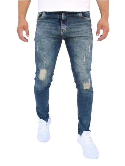 Pantalón Skinny de Mezclilla Stretch John Silver Para Hombre