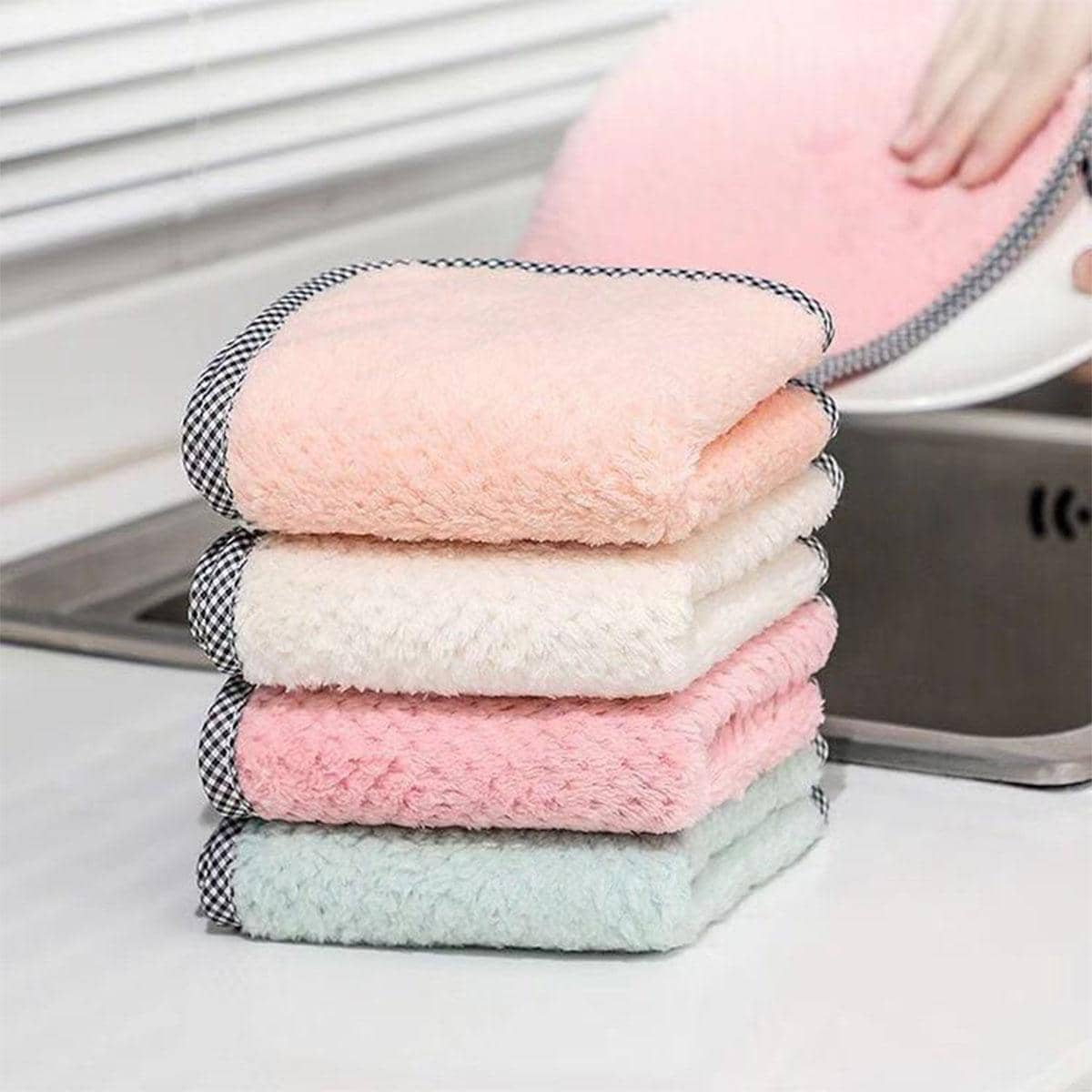 Trapos de limpieza - Rojo - Ver 1