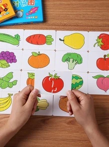 32入組卡通蔬菜圖案卡