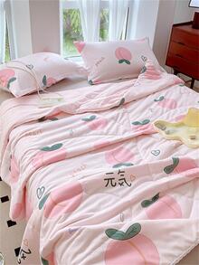 桃子樣式床單 - 彩色 - 查看 7