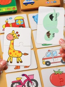 32pcs Cartoon Animal Pattern Card - Multicolor - View 3