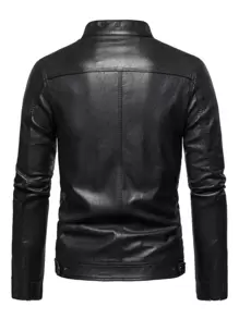 Men Jackets - Black - View 2