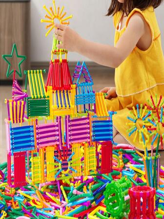 1入組獨立日星形擠壓泡泡