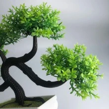 1 件人造植物装饰最佳礼物 - 白色 - 查看 3