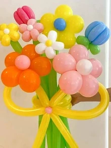 10pcs Solid Color U Shaped Straw - Orange - View 3