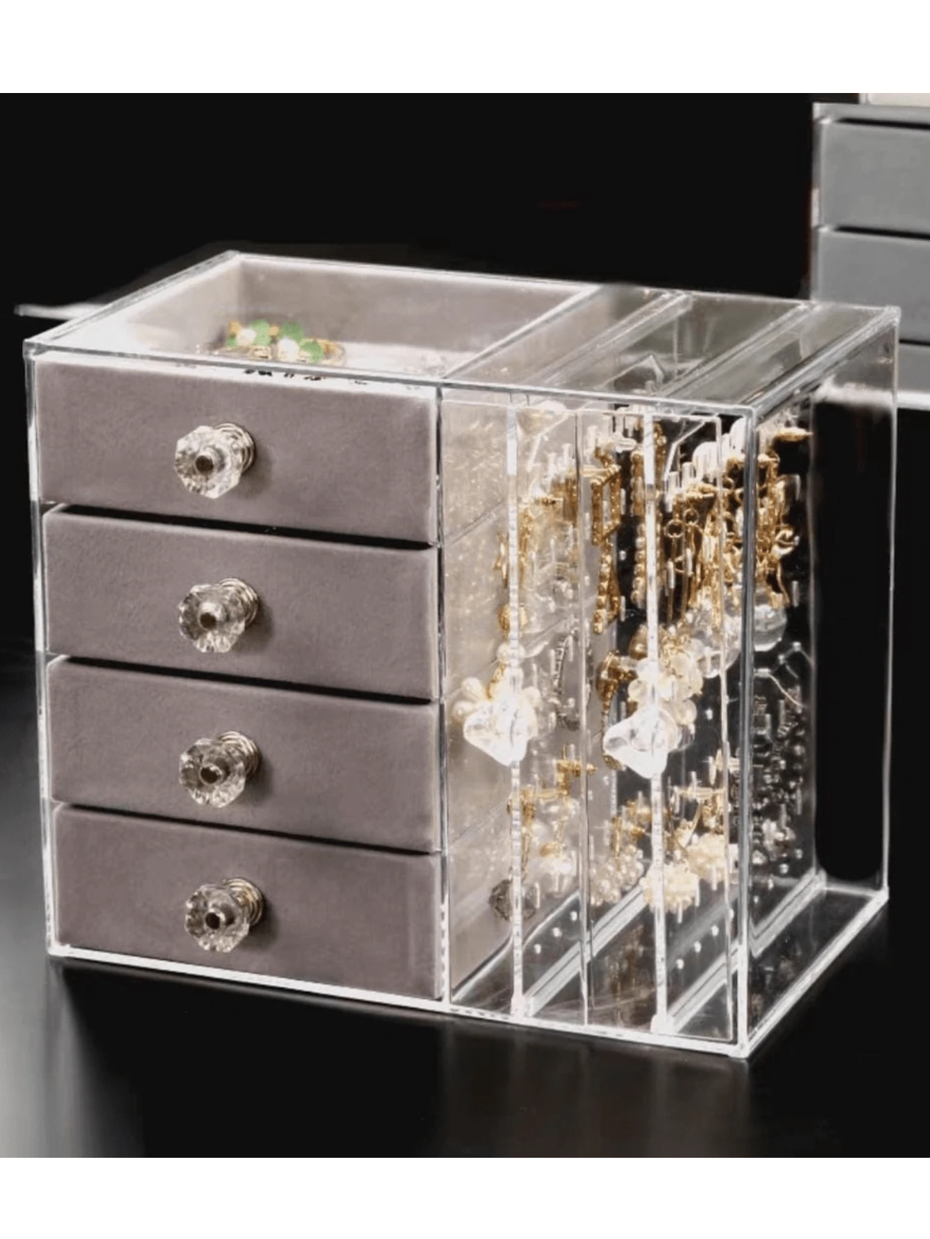 Makeup Organizers - 灰色 - 查看 1