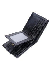 Fashion Vintage Men Wallet PU Credit Card Holder Purse