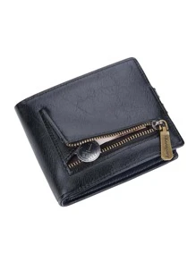 Fashion Vintage Men Wallet PU Credit Card Holder Purse