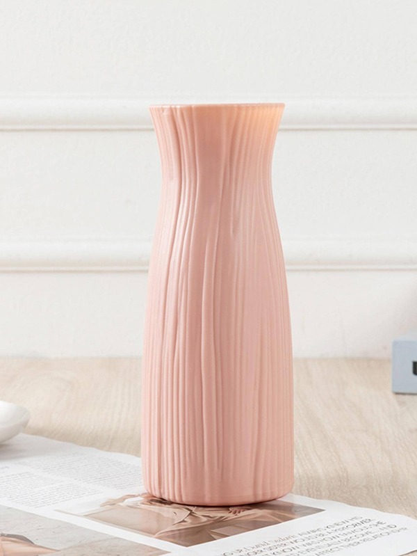 1pc Creative Small Plastic Flower Vase Artificial Enamel & Porcelain