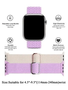 3 dây đồng hồ thông minh bện Polyamide - Nhiều màu - Xem 4