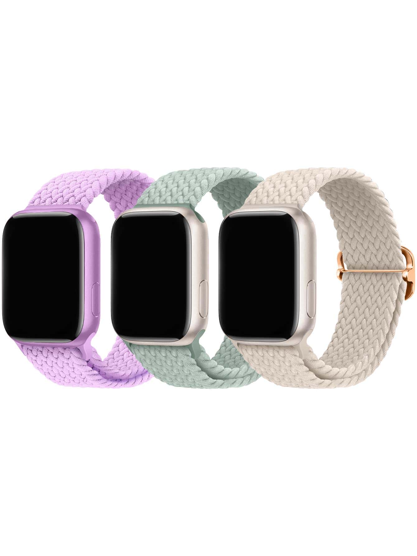 3 dây đồng hồ thông minh bện Polyamide - Nhiều màu - Xem 1