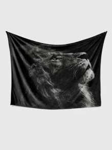 Tấm thảm in hình sư tử - Nhiều màu - Xem 3