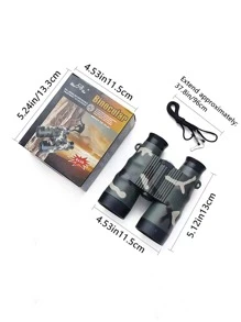 1pc ABS Binocular, Modern Camo Pattern Telescope For Outdoor - Multicolor - View 5