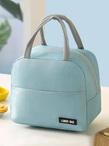 1pc Portable Lunch Bag - Blue - View 2