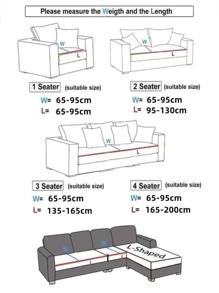 1pc Modern Simple Line Design Spandex Stretch Sofa Cover, All-Inclusive Anti-Scratch Furniture Protector For All Seasons - Orange - View 2
