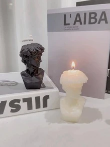 1 pieza escultura en forma de Vela - Multicolor - Ver 1