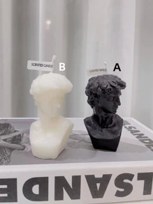 1 pieza escultura en forma de Vela - Multicolor - Ver 5