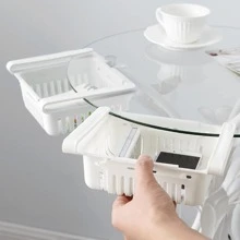 1 pieza Estante de almacenaje refrigerador - Blanco - Ver 2