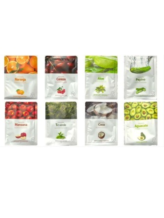 pack de 10 mascarillas faciales asiáticas hidratantes