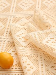 1PC Tua Rua Trang Trí Bàn Á Hậu - Màu be - Xem 5