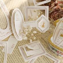 1pc Vintage Memo Pad, Cute Portable Note Pad For Student - Apricot - View 5