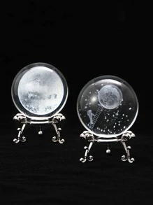 1入組水晶球設計裝飾物品 - 銀色 - 查看 5