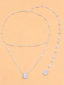 水鑽裝飾婚禮項鍊