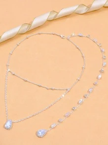 水鑽裝飾婚禮項鍊