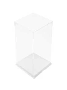 1入組透明花打包盒 - 白色 - 查看 4