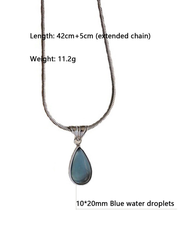 Waterdrop Pendant Necklace SHEIN USA