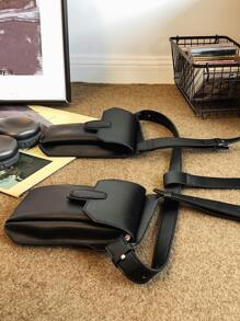 Men's Simple PU Leather Vest Chest Bag Fashion Outdoor Mobile Phone Bag College Bag For Books Multi-Functional Gifts For Men Men Bag Belt Bag Sling Bag Winter Fanny Pack Bum Bag Vacation Vintage Purse Side Bags Leather Bag Travel Essentials Retro Bag Valentine Day Valentines Gifts Valentine Gifts For Men Holiday Vintage School The Sporty Life Black Bag Gift Bag Bag Pack Waist Bag Spring Vintage Bags School Supplies