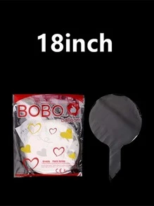 50入組泡泡透明18英寸氦透明小氣球適合婚禮裝飾生日派對 - 無色 - 查看 4