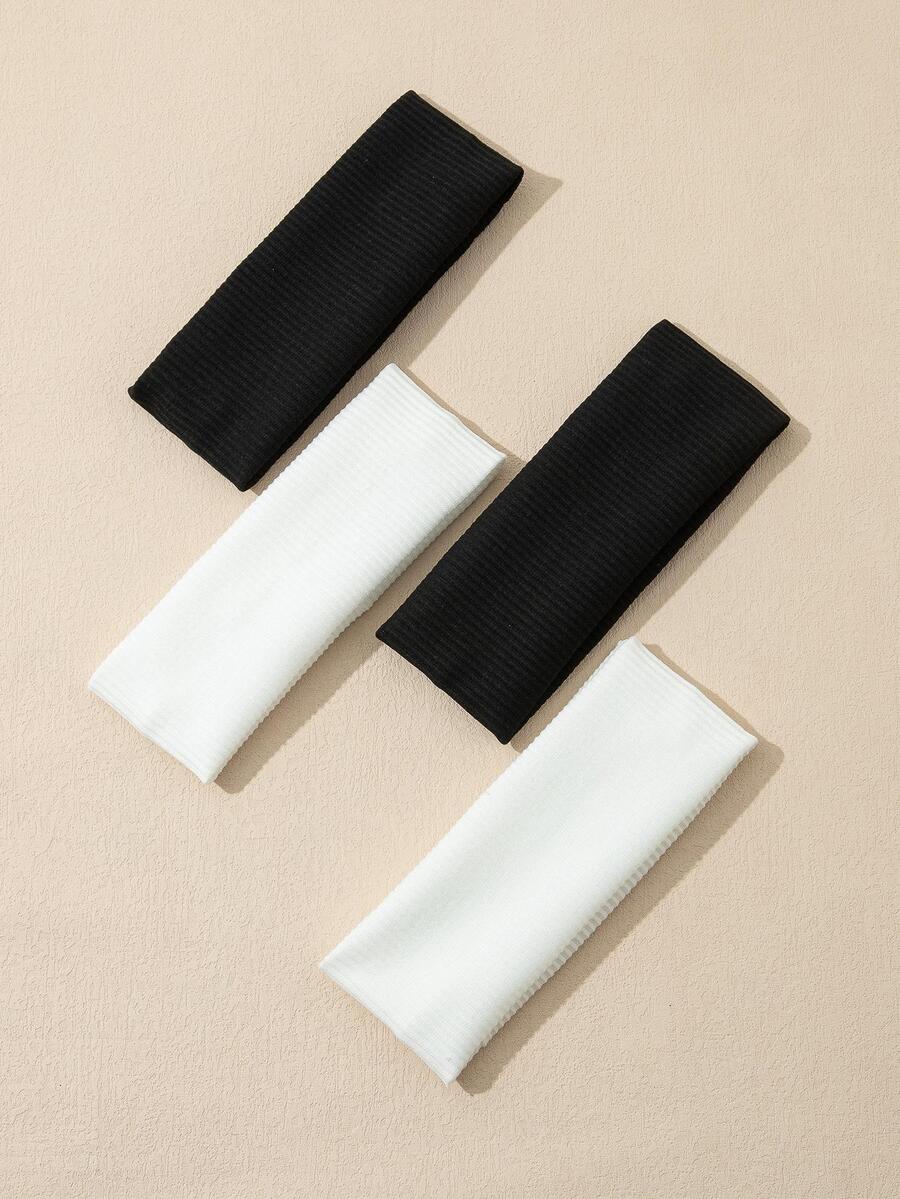 4pcs NỮ Chất rắn Đàn hồi Giải trí Dây buộc tóc Đối với Cuộc sống hàng ngày Đối với Trở lại Đến Trường học