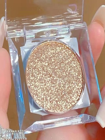 1入組金屬亮絲眼妝