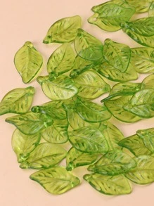 50入組/套樹葉DIY首飾配件