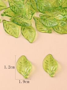 50入組/套樹葉DIY首飾配件