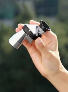 1 pieza portátil de acero inoxidable moderno de dos tonos alta definición vision nocturna monóculo para exterior - Plateado - Ver 2