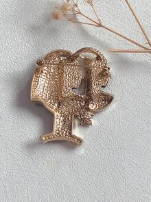 水鑽裝飾人物設計胸針 - 彩色 - 查看 4