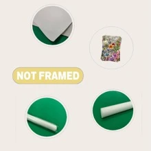 3入組花朵印花無框畫 - 彩色 - 查看 5