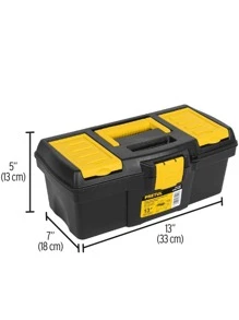 Caja para herramienta de 13" con compartimentos, Pretul 20602 - Negro - Ver 2