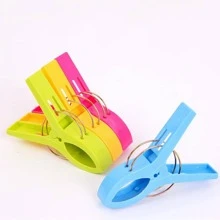 4入組塑膠衣夾 - 彩色 - 查看 5