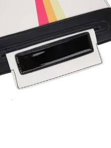 新颖相机形状链条斜挎包女士时尚可爱女孩单肩包钱包和手提包 PU 皮革