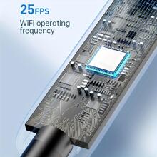 1 pieza Cámara de endoscopio con puerto micro USB compatible con iPhone, Ip67 a prueba de agua, con 8 luces LED, adecuada para inspección de automóviles, inspección interna de aire acondicionado, inspección de tuberías industriales, etc. Endoscopio USB para teléfonos móviles, computadoras, inspección de boroscopio, cámara en serpiente - Negro - Ver 4