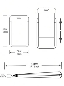 1 hộp đựng thẻ văn phòng in hoa hồng có dây buộc - Hồng - Xem 4