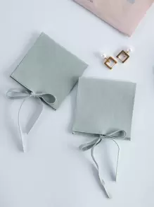 5 Peças/Conjunto Sólido Bolsa De Armazenamento De Joias
