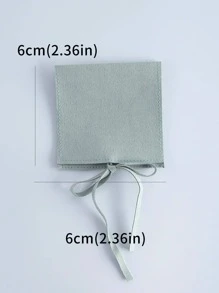 5 Peças/Conjunto Sólido Bolsa De Armazenamento De Joias