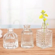 1pc Clear Flower Vase - Clear - View 4