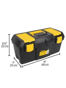 19" Tool Box With Compartments, Pretul 20604 - Black - View 2