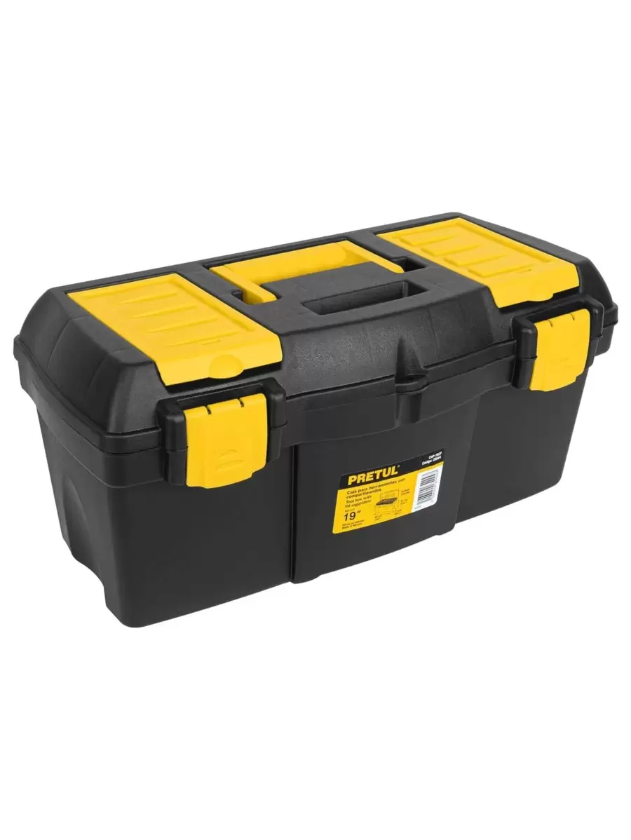 19" Tool Box With Compartments, Pretul 20604 - Black - View 1